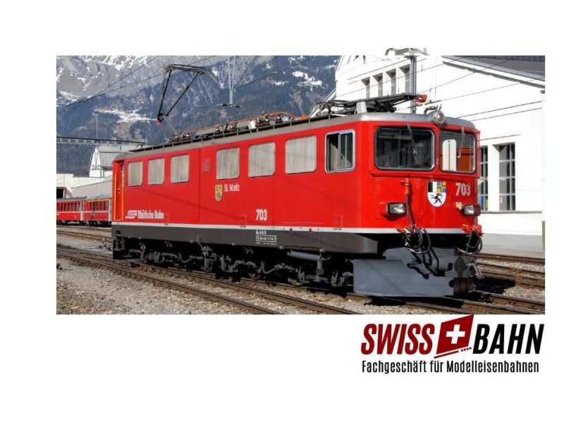 BEMO 1354 143 RhB Ge 6/6 II 703 St. Moritz - Sound