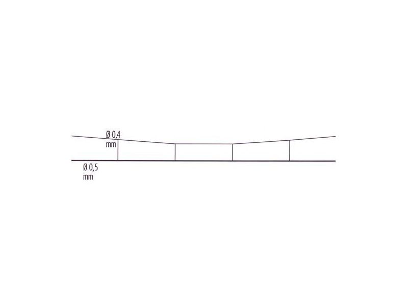 Sommerfeldt 182 -  Fahrdraht verkupfert 0,5 x 260 mm offen