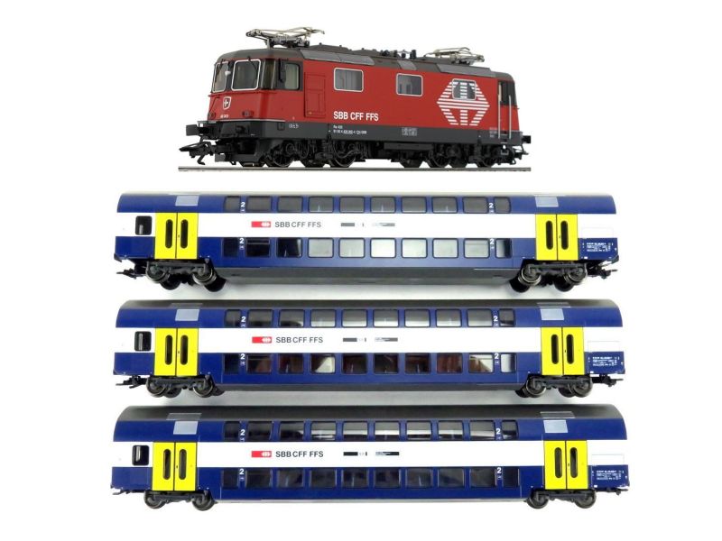 Märklin 37304.001 SBB Re 420 Lion - Train S-Bahn de Zurich