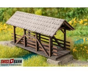 NOCH 66714 Bauernhof - Laser-cut Bausatz lackiert H0