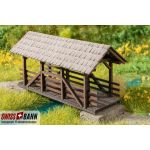 NOCH 66714 Bauernhof - Laser-cut Bausatz lackiert H0