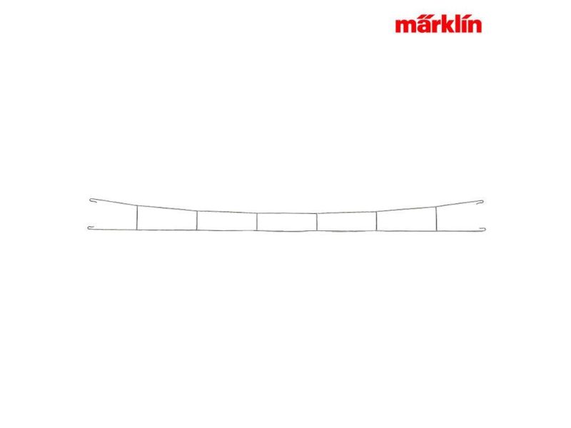Märklin 70253 morceau de fil de contact 253 mm, 5 pièces