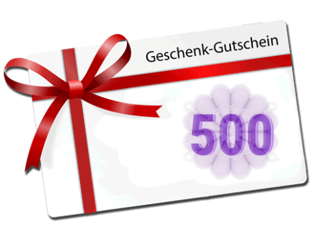 Swissbahn Geschenkgutschein - Wert 500 Franken
