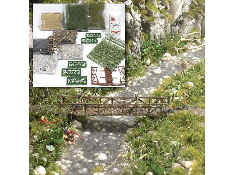 BUSCH 6046 Set di modellazione di corsi d'acqua...