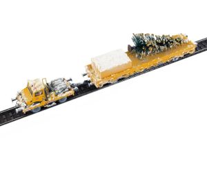 Märklin 39942 Verschneiter Zweiwege-Unimog mit Weihnachtsbaum - Detailansicht 2