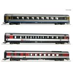 ROCO 74021 SBB Personenwagen-Set, EuroCity - Ansicht 1