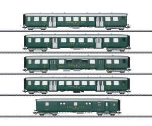TRIX 23134 SBB Leichtstahlwagen-Set zur Ae 3/6