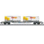 MINITRIX 15492 Containertragwagen coop® - Ansicht 1