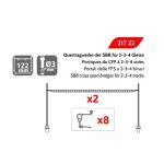 MAFEN 21722 SBB Quertragwerk für 2-4 Gleise (N)