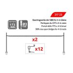 MAFEN 21723 SBB Quertragwerk für 4-6 Gleise (N)