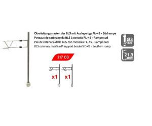 MAFEN 21703 BLS Südrampen- Mast FL45 Ausleger - Ansicht 1