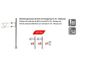 MAFEN 21703 BLS Südrampen- Mast FL45 Ausleger