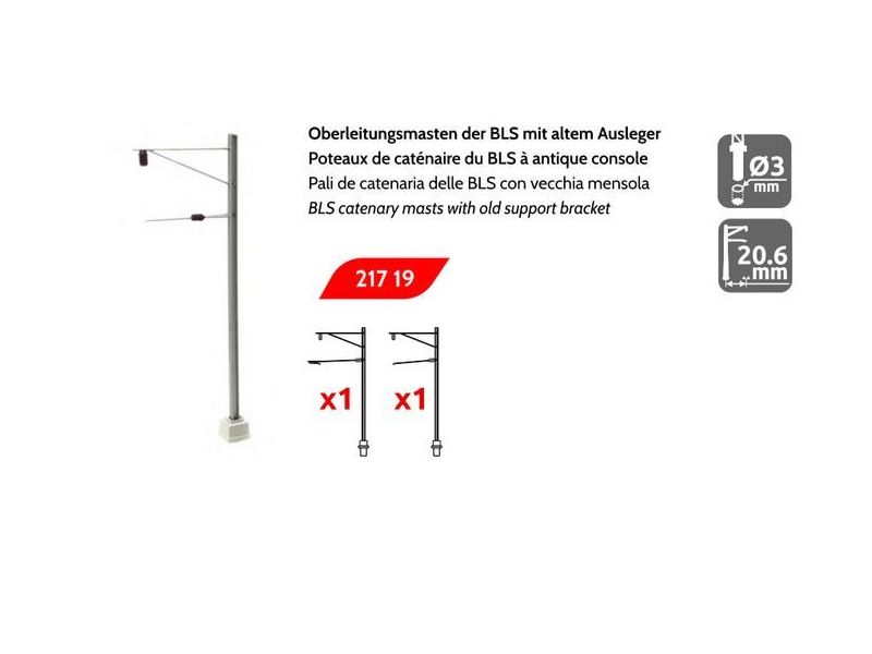 MAFEN 21719 BLS Mât avec ancienne flèche (2 pièces)