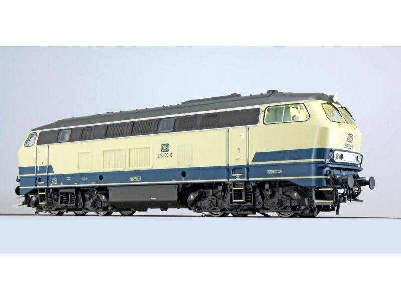 ESU 31001 DB Locomotive diesel BR 216, bleu océan/beige