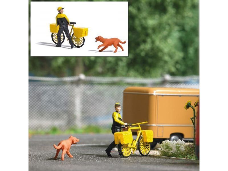 Busch 7885 Action-Set : Livraison de courrier H0