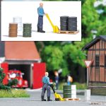 Busch 7809 Pallettenroli- Hubwagen H0