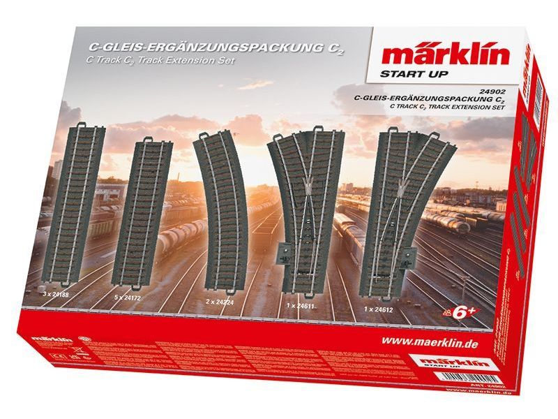 Märklin 24902 pacchetto di espansione C-Gleis C2