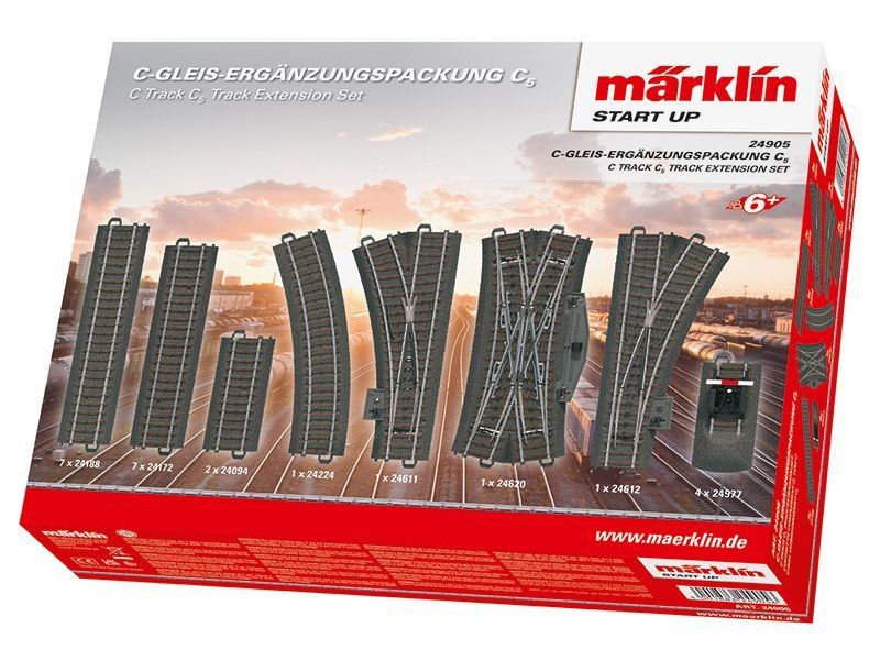 Märklin 24905 Pack de complément de rails C-Gleis C5