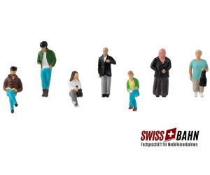 Faller 151635 Wartende und gelangweilte Personen - Ansicht 1
