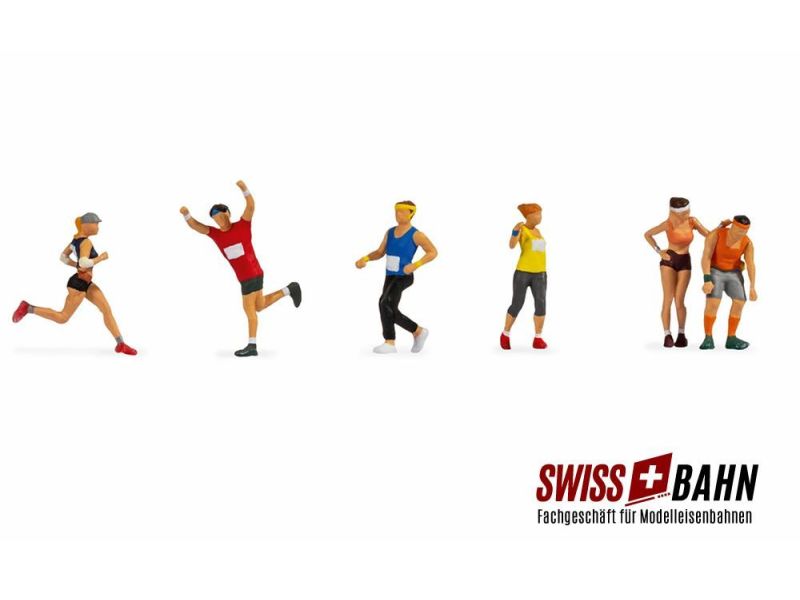 NOCH 15890 Corridori di maratona, Scene sportive...