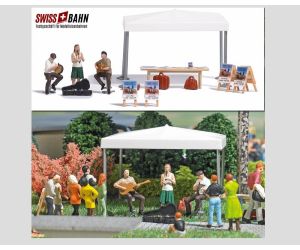 Busch 7846 Action-Set, Strassenmusikanten - Ansicht 1
