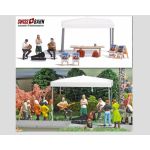 Busch 7846 Action-Set, Strassenmusikanten
