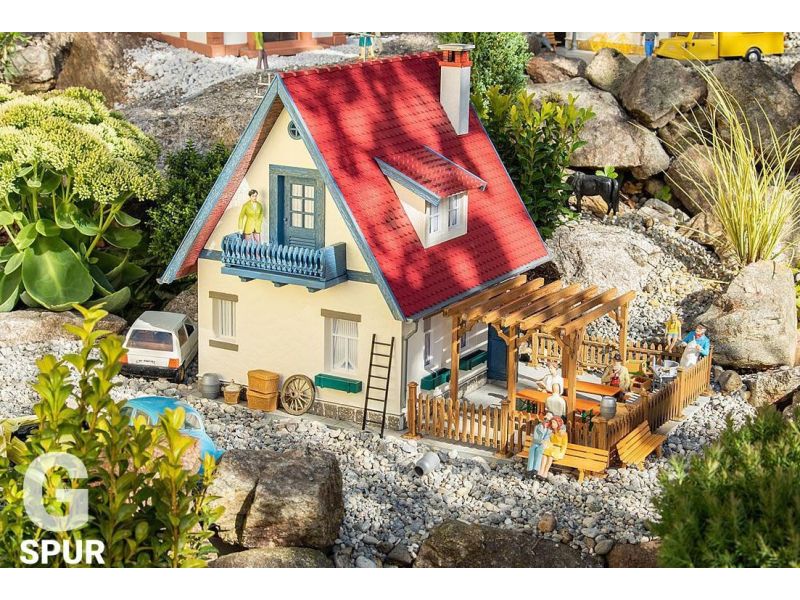 POLA 331084 Casa unifamiliare con pergola in legno