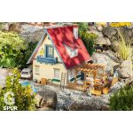 POLA 331084 Einfamilienhaus mit Holz- Pergola