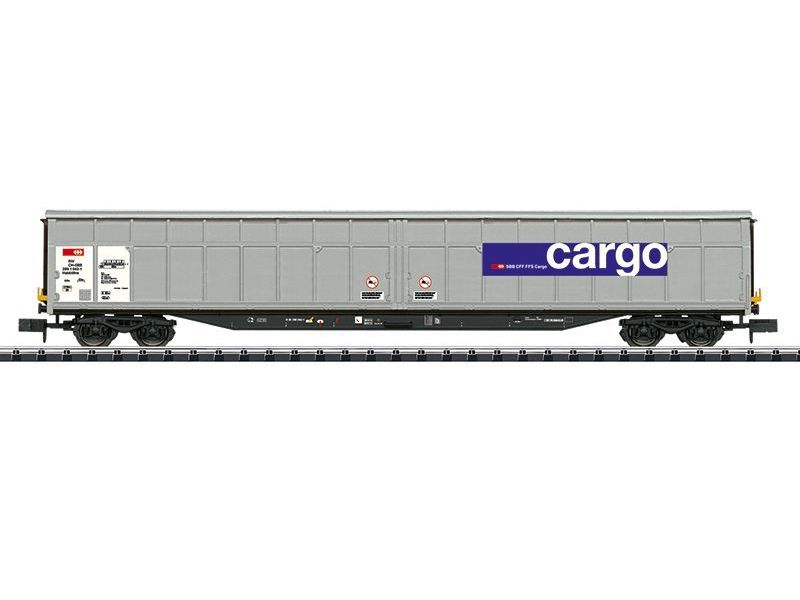 MINITRIX 18427 Carrozza a pareti scorrevoli per grandi volumi delle FFS di Habbiillns