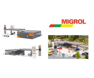 FALLER 190559 Migrol (Migros) Tankstelle, H0 - Ansicht 1