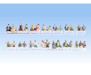 NOCH 16050 Mega-Spar-Set 30 sitzende Figuren - H0 - Ansicht 1