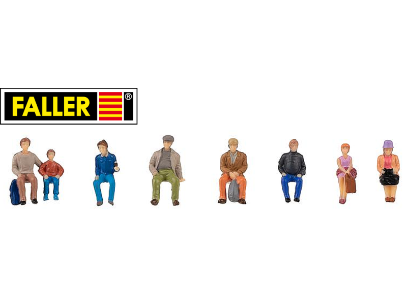 FALLER 151619 Voyageurs assis H0