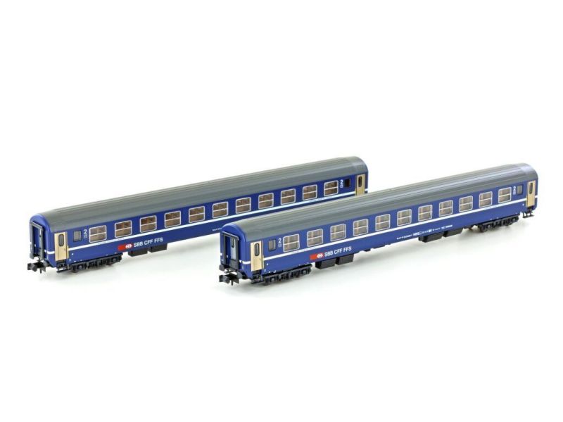 KATO 23010 FFS RIC Liegewagen Bcm, set 2tlg. Ep.IV-V