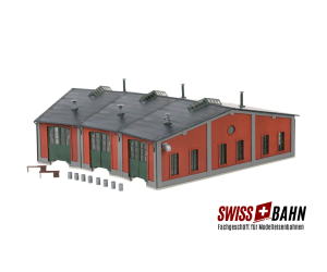 Märklin 72887 Bausatz Lokomotivschuppen , Drehscheibe - Ansicht 1