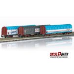 Märklin 82427 Schiebeplanenwagen-Set EVIAN - Ansicht 1