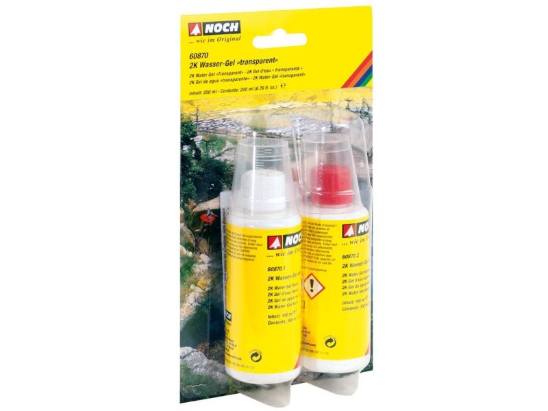 NOCH 60870 Gel d'acqua - 2K, trasparente (ferrovia in...