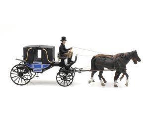 Artitec 387.424 Landauer Kutsche geschlossen - H0