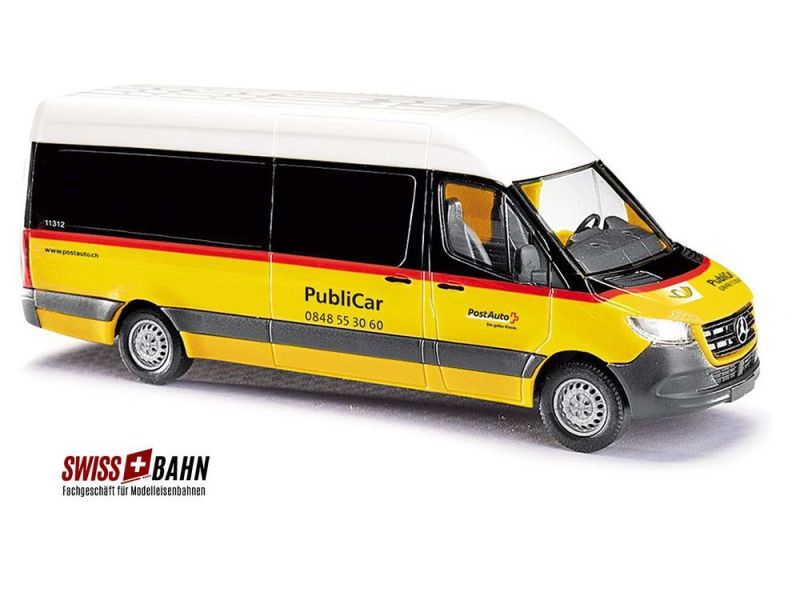 BUSCH 52613 MB Sprinter, Publicar Svizzera, H0...