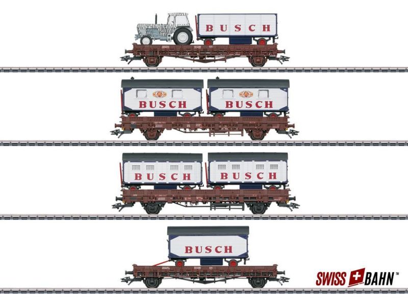 MÄRKLIN 45040 Set di carri merci Circo Busch (ferrovia...