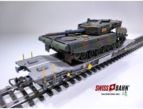 PIKO 96694-22 SBB Transportwagen CH- Leopard Panzer