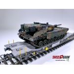 PIKO 96694-22 SBB Transportwagen CH- Leopard Panzer