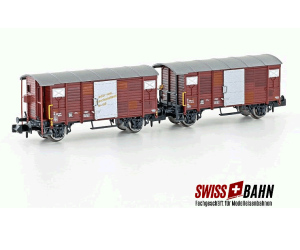 HOBBYTRAIN 24202 SBB Güterwagen K2, Set - Ansicht 1