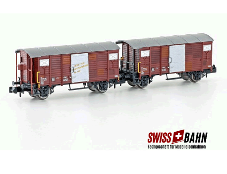 HOBBYTRAIN 24202 SBB Güterwagen K2, Set