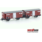 HOBBYTRAIN 24250 SBB Güterwagen K3, Set - Detailansicht 2