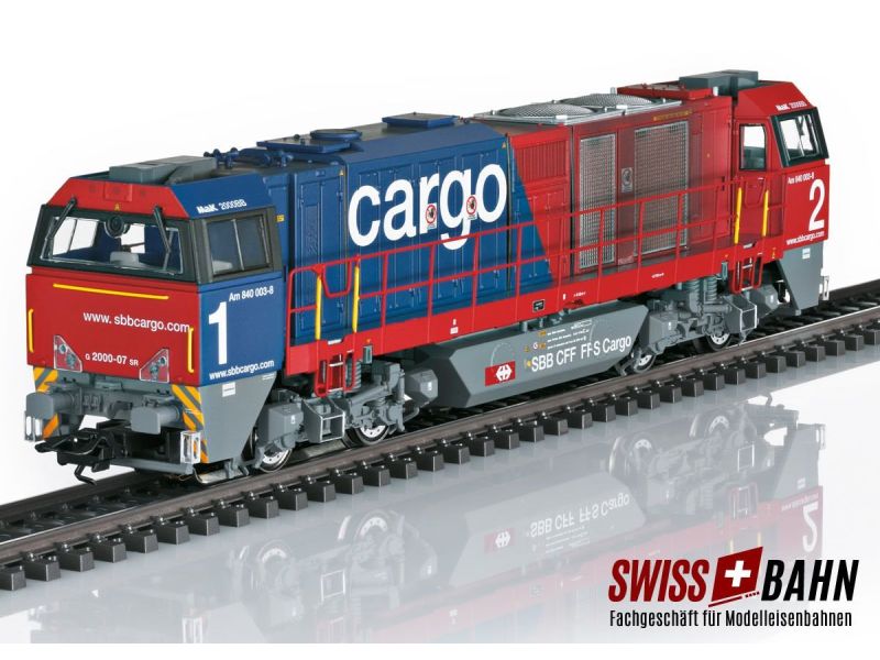 Märklin 37295 SBB Locomotiva Diesel Vossloh G 2000 BB...