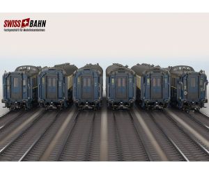 TRIX 26470 Pullmanwagen-Set 'Edelweiss' LED