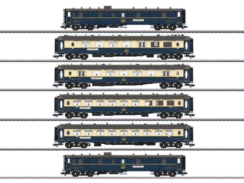 TRIX 26470 Set di carrozze Pullman 'Edelweiss' LED