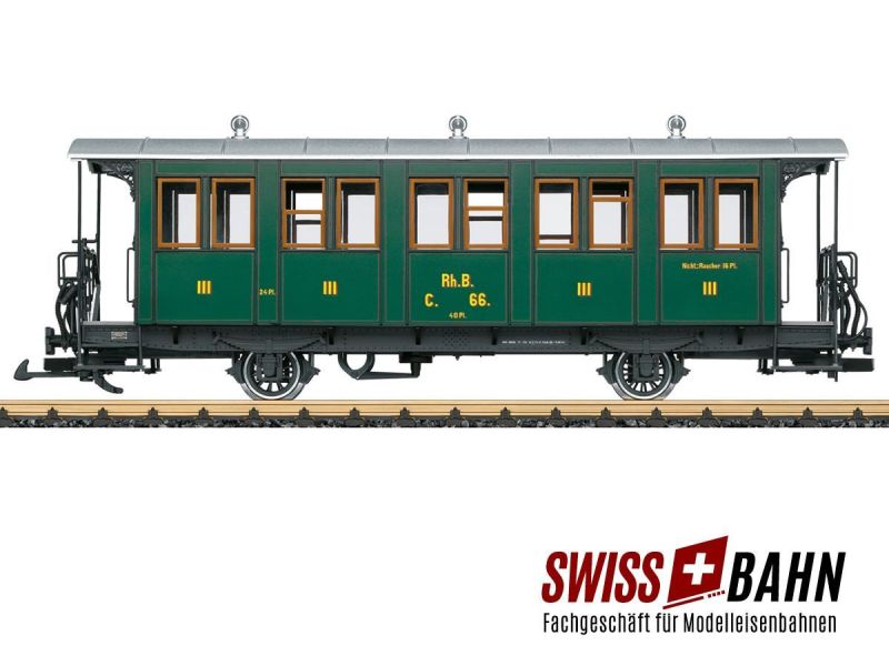 LGB 30342 Voiture voyageurs des RhB C66, Davos Landquart