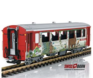 LGB 30679 RhB Schnellzugwagen 2. Klasse, Bärenland - Detailansicht 2