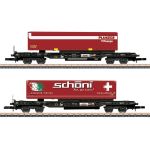 Märklin 82273 SBB Taschenwagen-Set. Schöni